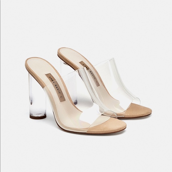 Zara Shoes - Zara lucite mules